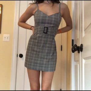 Pacsun kendall and kylie plaid mini dress